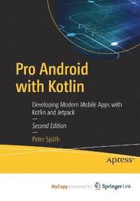 bokomslag Pro Android with Kotlin