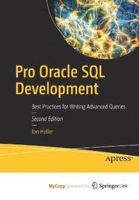 bokomslag Pro Oracle SQL Development