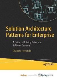 bokomslag Solution Architecture Patterns for Enterprise