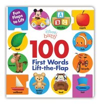 bokomslag Disney Baby 100 First Words Lift-The-Flap