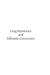 bokomslag Long Resistance and Ultimate Conversion