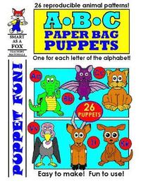 bokomslag ABC Paper Bag Puppets