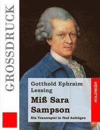 bokomslag Miß Sara Sampson (Großdruck)