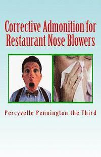 Corrective Admonition for Restaurant Nose Blowers: Countering Patrons Who are Rude with Their Sinuses in Eateries 1