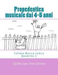 bokomslag Propedeutica musicale dai 4-5 anni