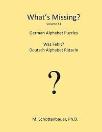 bokomslag What's Missing?: German Alphabet Puzzles
