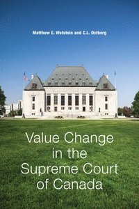 bokomslag Value Change in the Supreme Court of Canada