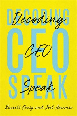 Decoding CEO-Speak 1