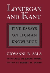 bokomslag Lonergan and Kant