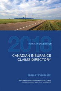 bokomslag Canadian Insurance Claims Directory 2018