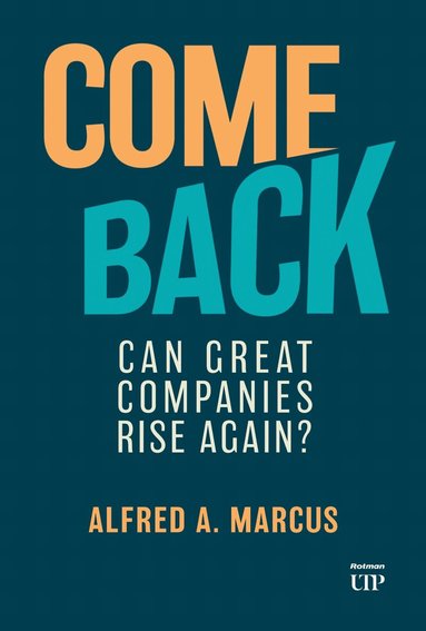 Alfred Marcus - Comeback, Inbunden