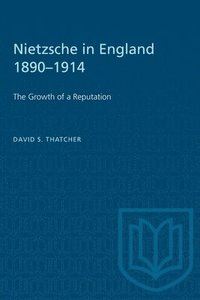 bokomslag Nietzsche in England 1890-1914