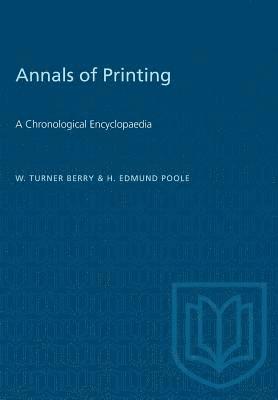 bokomslag Annals of Printing