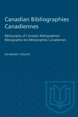 Canadian Bibliographies Canadiennes 1