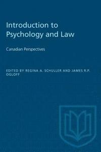 bokomslag Introduction to Psychology and Law