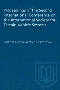 bokomslag Proceedings of the Second International Conference on the International Society for Terrain-Vehicle Systems