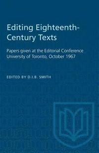 bokomslag Editing Eighteenth-Century Texts