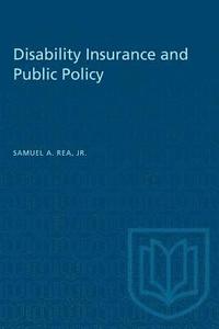 bokomslag Disability Insurance and Public Policy
