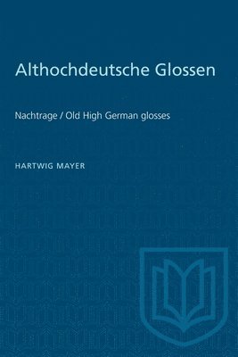 Althochdeutsche Glossen 1