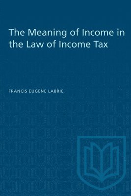 bokomslag Meaning of Income in the Law of Income Tax