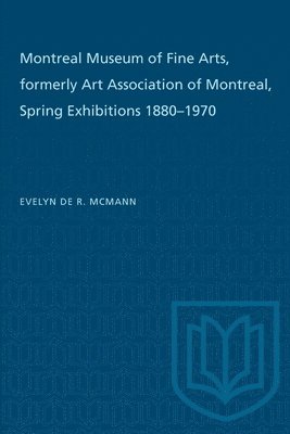 Montreal Museum of Fine Arts, formerly Art Association of Montreal 1