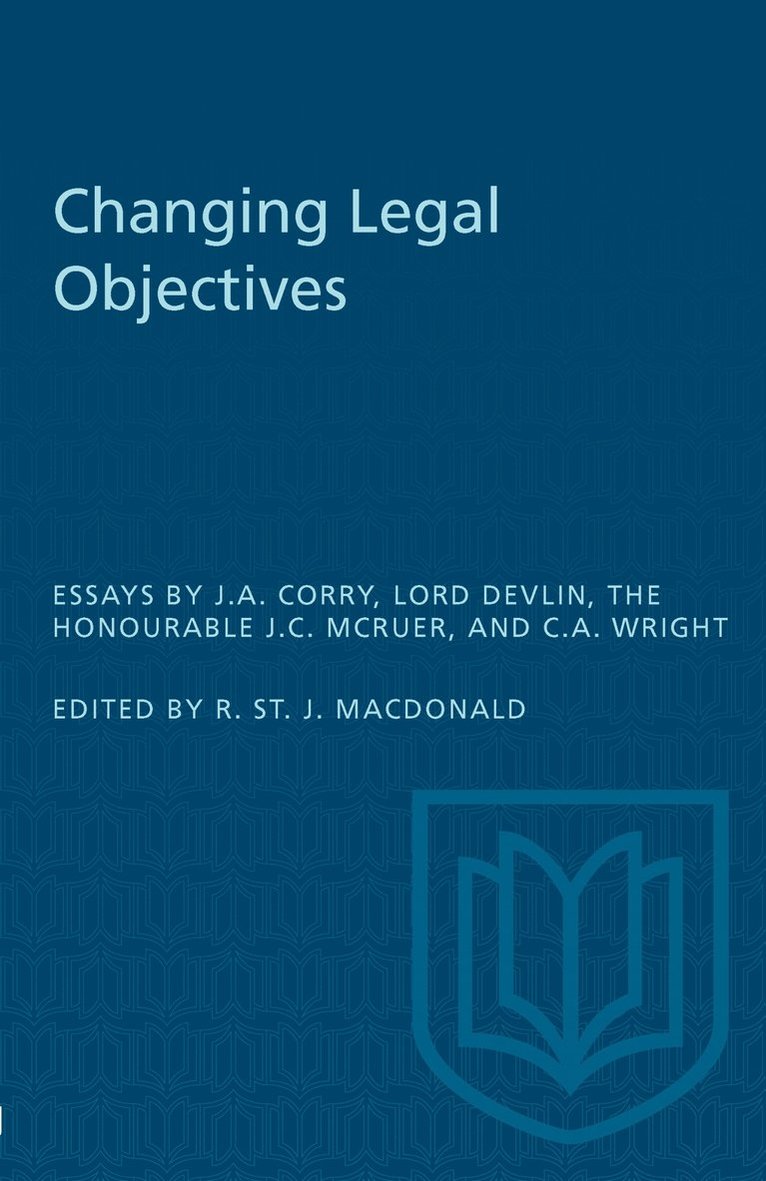 Changing Legal Objectives 1