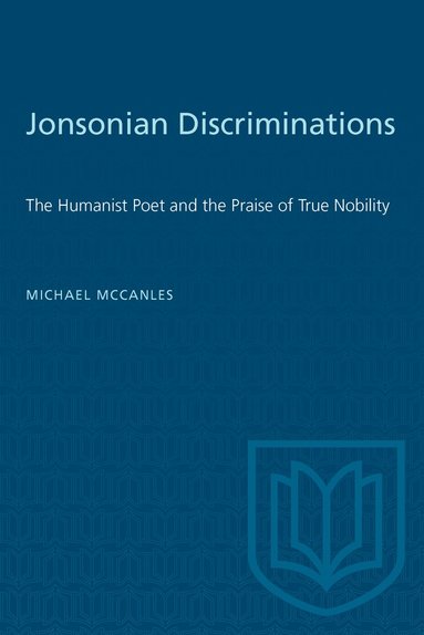 bokomslag Jonsonian Discriminations