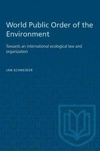 bokomslag World Public Order of the Environment