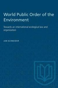 bokomslag World Public Order of the Environment
