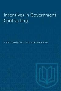 bokomslag Incentives in Government Contracting