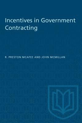 bokomslag Incentives in Government Contracting