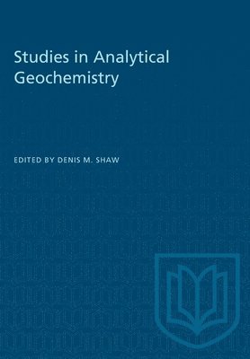 bokomslag Studies in Analytical Geochemistry