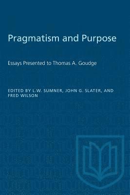 bokomslag Pragmatism and Purpose