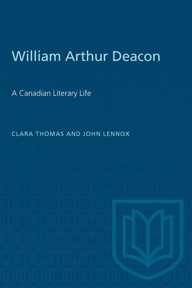 Clara Thomas, John Lennox - William Arthur Deacon, Häftad