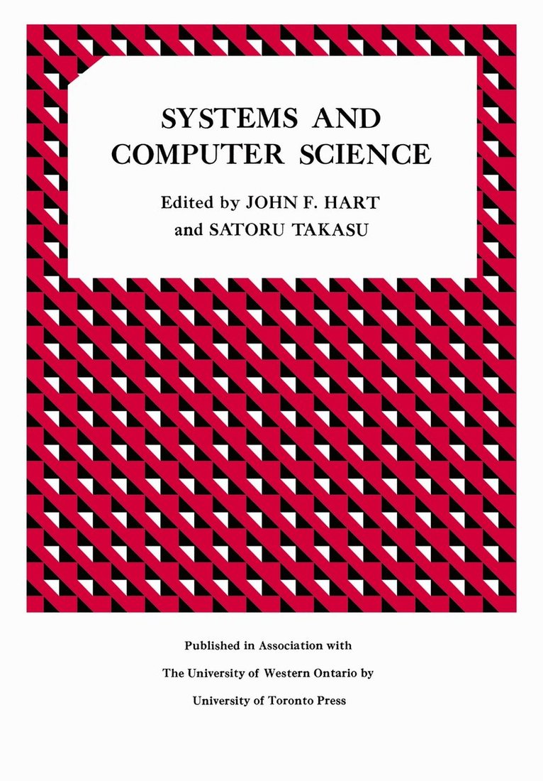 John Hart, Satoru Takasu, John F. Hart, F Hart, John, John F Hart - Systems and Computer Science, Häftad