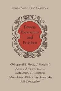 bokomslag Powers, Possessions and Freedom