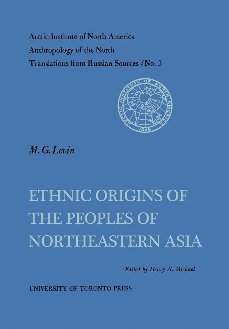 Ethnic Origins of the Peoples of Northeastern Asia No. 3 1