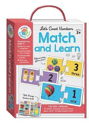 Let's Count Numbers Building Blocks Match and Learn Cards