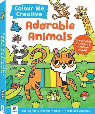 Hinkler Pty Ltd - Colour Me Creative: Adorable Animals, Häftad