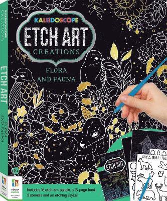 Hinkler Pty Ltd - Etch Art Creations Kit: Flora and Fauna, Häftad