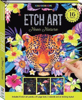 Hinkler Pty Ltd - Kaleidoscope Etch Art Creations Neon Nature, Häftad