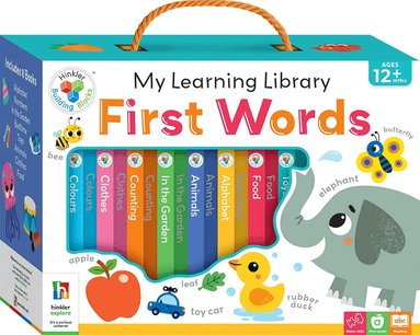 Hinkler Pty Ltd - Building Blocks Learning Library First Words, Kartonnage