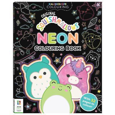 Kaleidoscope Squishmallows Neon Colouring Book 1