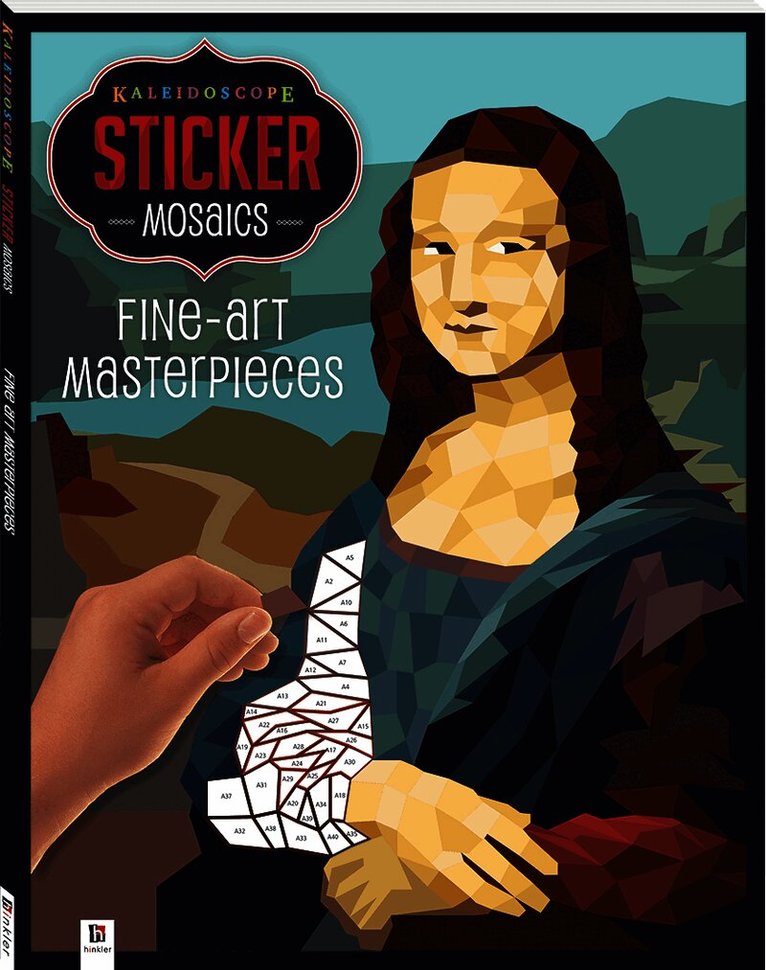 Kaleidoscope Sticker Mosaics: Fine-Art Masterpieces