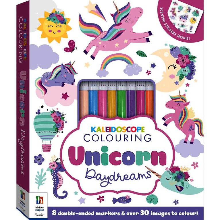 Kaleidoscope Colouring Kit: Unicorn Daydreams
