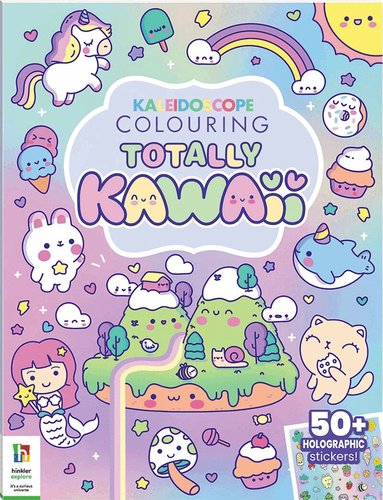 Kaleidoscope Sticker Colouring: Totally Kawaii, Häftad