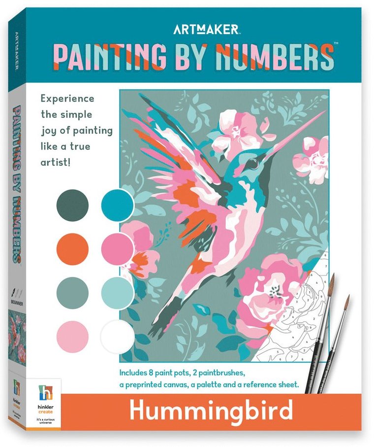 Painting by Numbers: Hummingbird