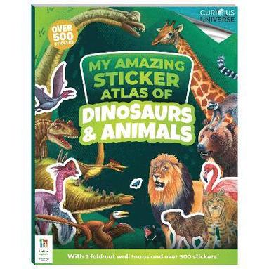 bokomslag Incredible Sticker Atlas Dinosaurs and Animals