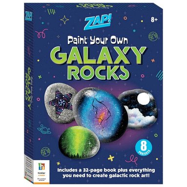Hinkler Pty Ltd - Zap! Paint Your Own Galaxy Rocks, Häftad