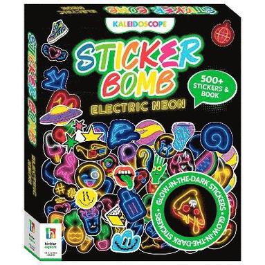 Hinkler Pty Ltd - Kaleidoscope Sticker Bomb Electric Neon, Häftad